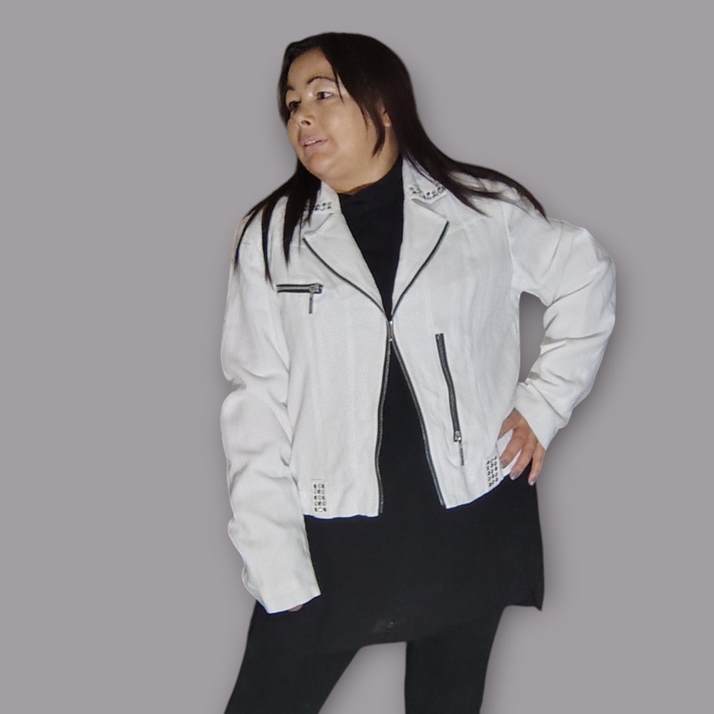 Joseph Ribkoff Women's Large  Jacket with Stud Details - Picture 7 of 12